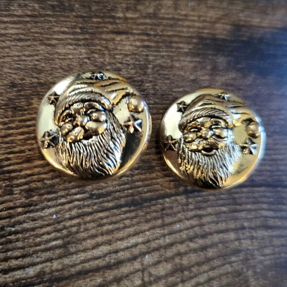 Christmas Themed Plastic Decorative Shank Buttons Mixed Lot of 16 - Picture 7 of 8